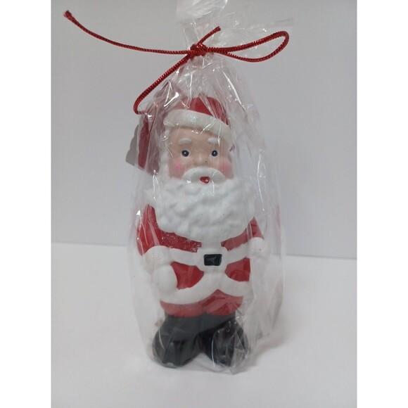 NEW Santa Claus Christmas Unscented Wax Candle 6.5"‎ - Picture 1 of 5
